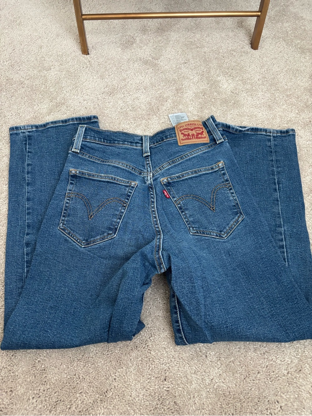 Levi's Women's Dark Blue Straight Leg Jeans